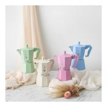Bialetti Moka Exclusive 6TZ kookplaat-espressomaker, roze (9064)
