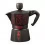 Bialetti Moka Express Sound Stranger Things 3-kops espressomaker voor op het fornuis (150 ml) zwart