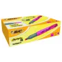 BIC Brite Liner Grip markeerstift, beitelpunt, roze, 1,7-5,1 mm streekbreedte, 1 stuk
