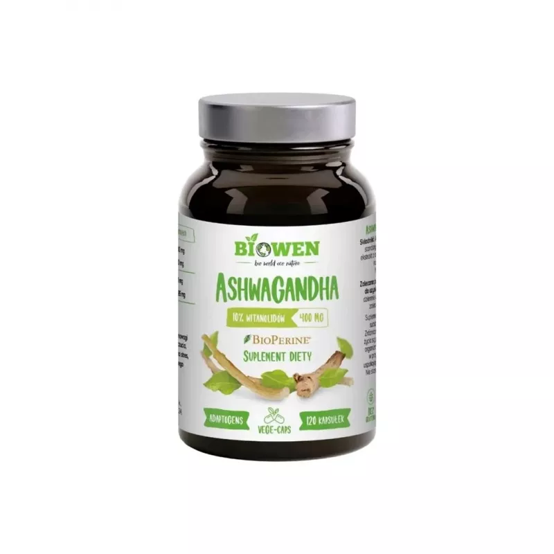 BIOWEN ashwagandha – voedingssupplement voor mensen – 120 capsules