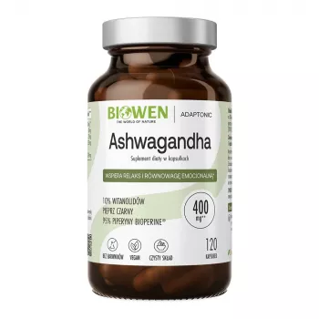 BIOWEN ashwagandha – voedingssupplement voor mensen – 120 capsules