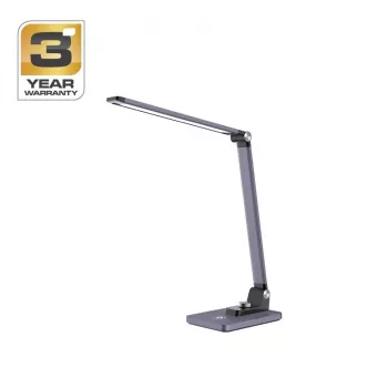 BL1268-C Metallic Grey multi LED tafellamp met RGB en instelbaar wit