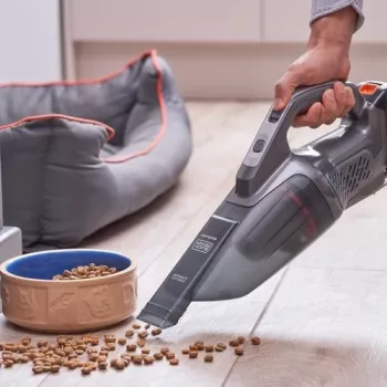 BLACK+DECKER BCHV001C1 Powerconnect 12V auto-handstofzuiger, 0,56L zakloos, zwart/grijs/oranje
