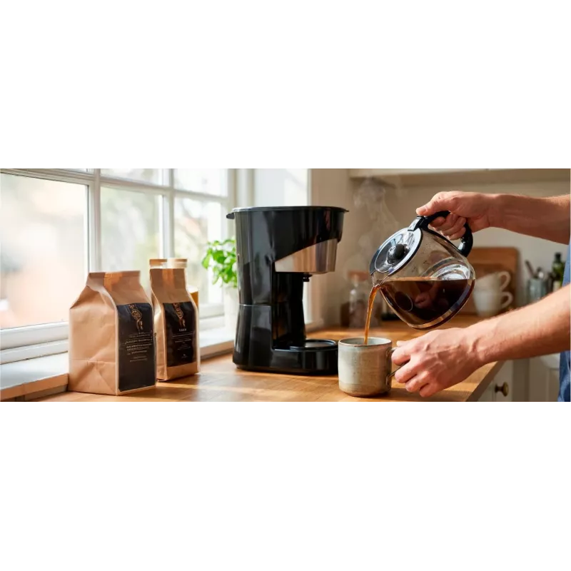 BLACK+DECKER BXCO1001E 1000 W 12-kops filterkoffiezetapparaat, 1,5 L, zwart