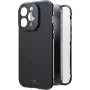 Black Rock Cover 360° Glas voor Apple iPhone 15 Pro, echt carbon (00221268)