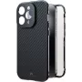 Black Rock Cover 360° Glas voor Apple iPhone 16 Pro, echt carbon (00228093)