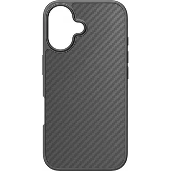 BLACK ROCK Robust Carbon hoesje voor Apple iPhone 16 – zwart 00228081