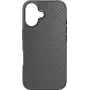 BLACK ROCK Robust Carbon hoesje voor Apple iPhone 16 – zwart 00228081