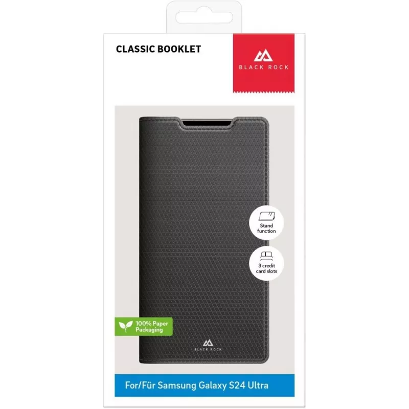Black Rock The Classic Folio hoesje voor Samsung Galaxy S23 Ultra, zwart 00226129