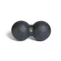Blackroll DuoBall 8 cm fascia-massagebal - zwart