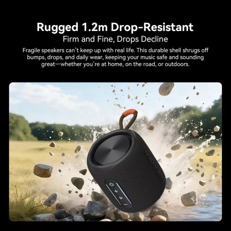 Blackview AuraBass 2 Draagbare Bluetooth-luidspreker, 15W, IPX5, 7h accu, Zwart