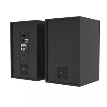 Blaupunkt BS40BK 2.0 stereo-multimedialuidsprekers 40W Bluetooth 5.0 AUX MDF hout zwart