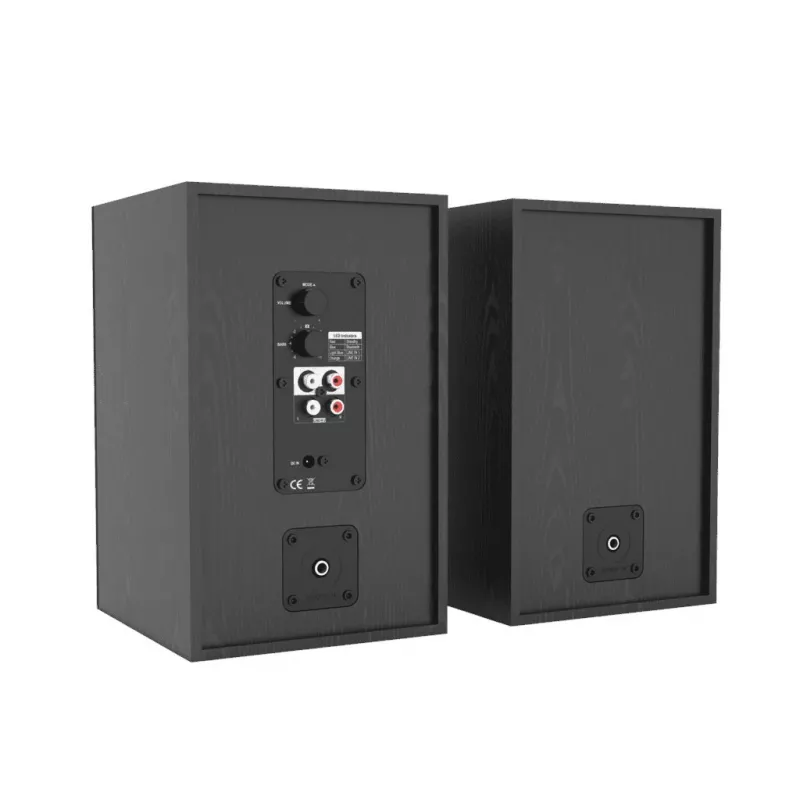 Blaupunkt BS40BK 2.0 stereo-multimedialuidsprekers 40W Bluetooth 5.0 AUX MDF hout zwart