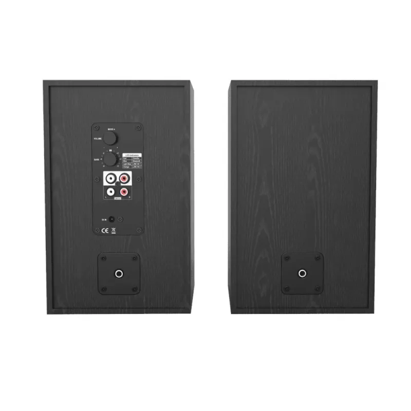 Blaupunkt BS40BK 2.0 stereo-multimedialuidsprekers 40W Bluetooth 5.0 AUX MDF hout zwart