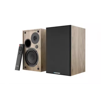 Blaupunkt BS40OK 2-weg passieve regalluidspreker, 40W RMS, 4 Ohm, bruin (paar)