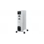 Blaupunkt HOR401 2000 W olieradiator verwarming, wit, 3 verwarmingsstanden, instelbare thermostaat, oververhittingsbeveiliging, kantelbeveiliging, 9 ribben, fluisterstil, voor ruimtes tot 25 m²