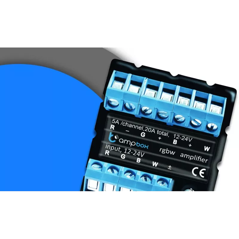 BLEBOX ampbox slimme LED-controller 4-kanaals Wi-Fi RGBW CCT 12-24V DC