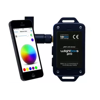 BLEBOX wLightBoxS Pro smart LED-dimmercontroller met externe antenne 12-24V DC