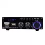 Blitzwolf AS-22 audioversterker, 45 W, bluetooth 5.0, USB + afstandsbediening (zwart)