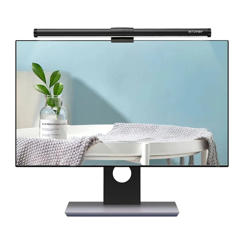 BlitzWolf BW-CML2 luchtmonitor light met CO2-, TVOC-, temperatuur- en vochtigheidssensor – dimbare LED-strip, 2700-6500K, CRI Ra95, USB-C