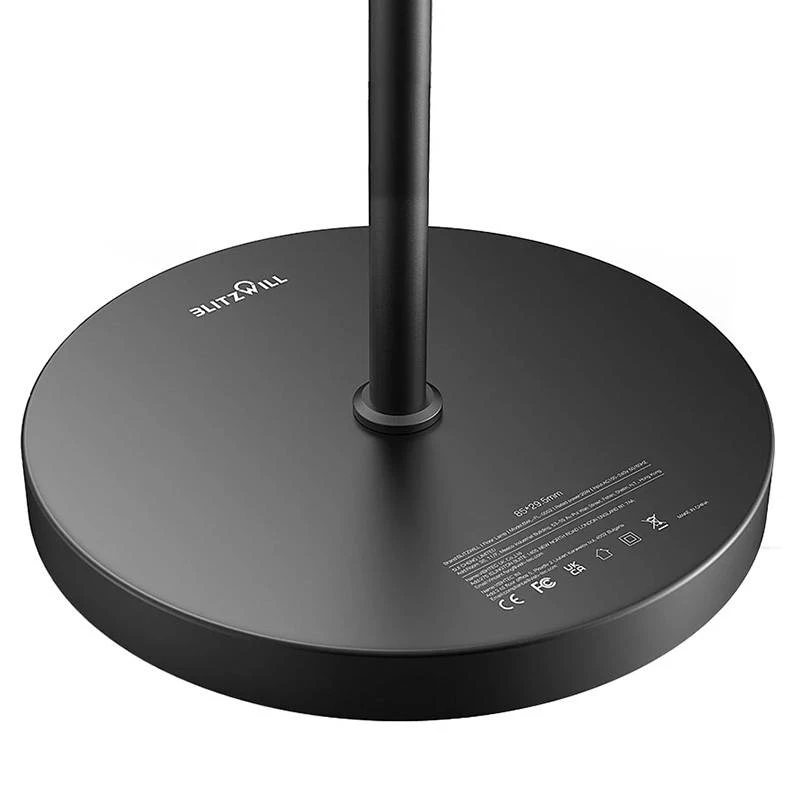 BLITZWOLF dubbele vloerlamp met afstandsbediening BlitzWill BWL-FL-0001, 36W (zwart)