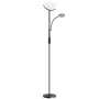 BLITZWOLF dubbele vloerlamp met afstandsbediening BlitzWill BWL-FL-0001, 36W (zwart)