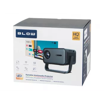 BLOW AndroidTV FullHD MaxView draagbare projector zwart