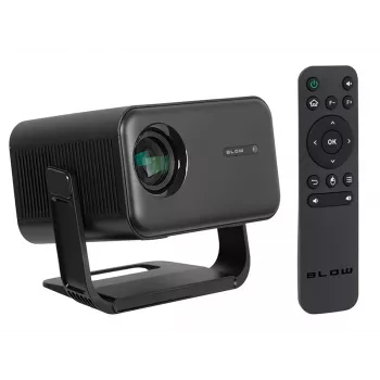 BLOW AndroidTV FullHD MaxView draagbare projector zwart