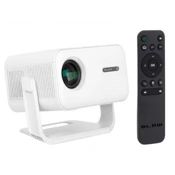 BLOW AndroidTV FullHD MaxView Draagbare Projector Wit