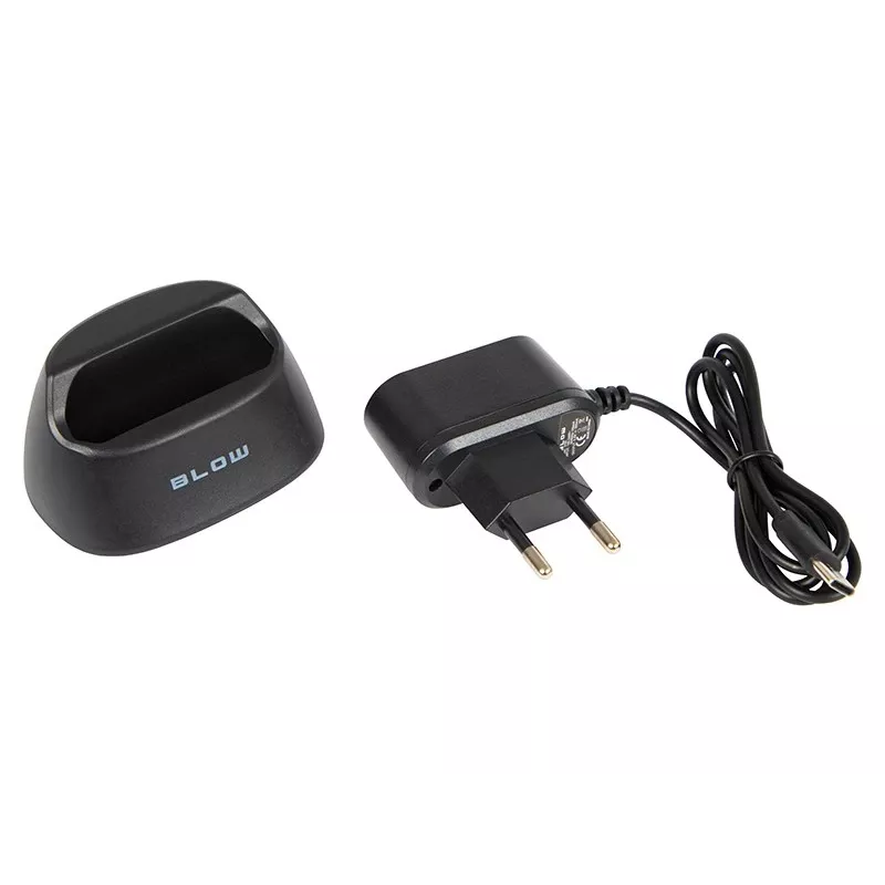BLOW zwart seniorenmobiel met standaard S18D