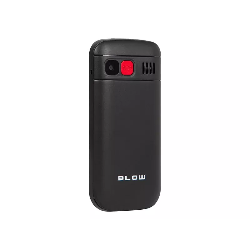 BLOW zwart seniorenmobiel met standaard S18D