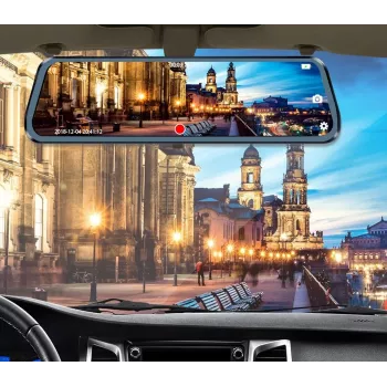 BLOW Blackbox DVR F610 10 inch spiegel dashcam met achteruitrijcamera