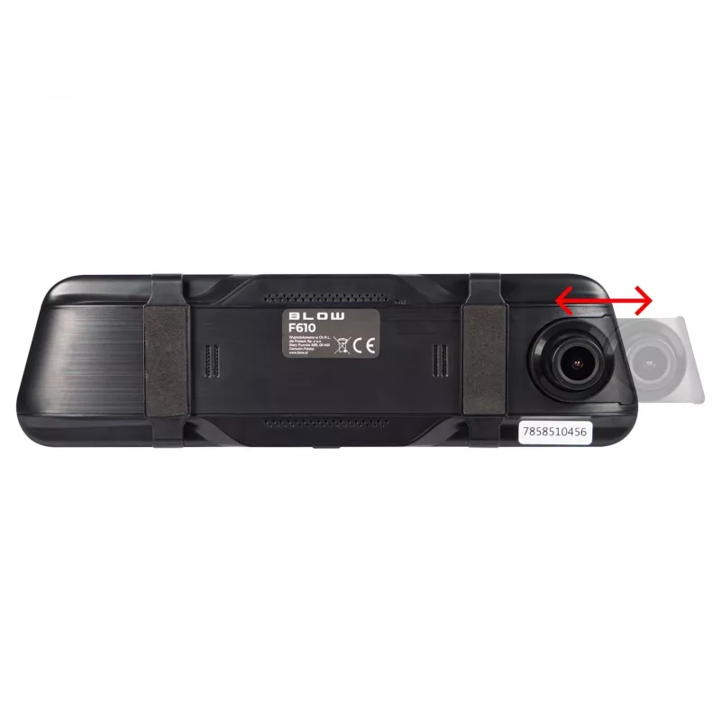 BLOW Blackbox DVR F610 10 inch spiegel dashcam met achteruitrijcamera