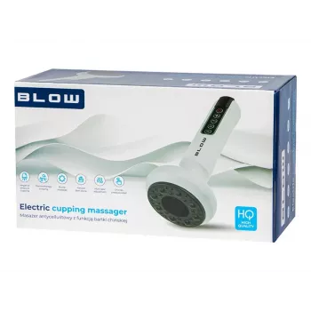 BLOW CUPPING PRO anticellulitemassageapparaat met Chinese cupping, 12 zuig- en warmtestanden, lichttherapie, oplaadbaar