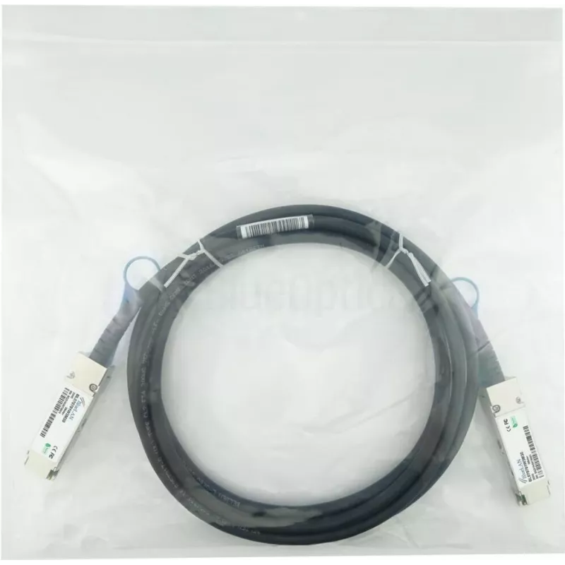 BLUELAN BlueOptics BL070701W3M30-BL InfiniBand HDR QSFP56 DAC-kabel 3m oranje