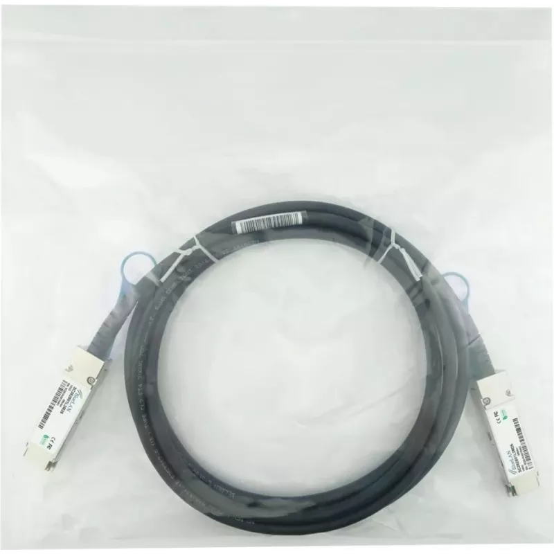 BlueLAN MCP1600-C003-BL compatibele QSFP28 Direct Attach kabel, 100GBASE-CR4, InfiniBand EDR, 26AWG, 3 meter