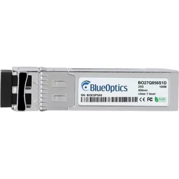 BlueOptics BO27Q856S1D SFP28-transceiver 25GBASE-SR 850nm 100m LC-duplex MMF, compatibel met Infortrend 9370CSFP25G-0010