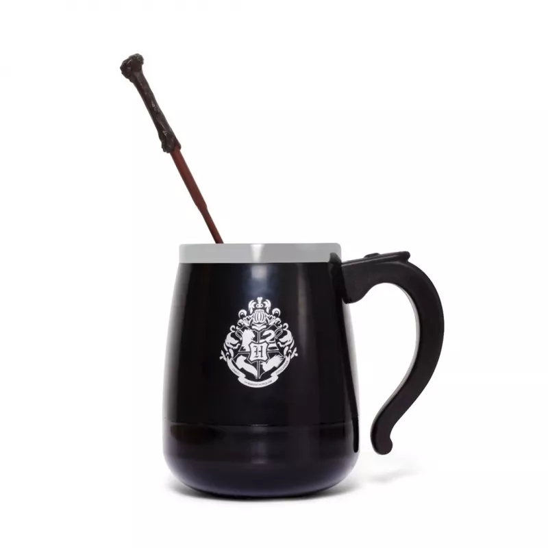 BlueSkyStudios Harry Potter zelfroerende beker 350 ml zwart