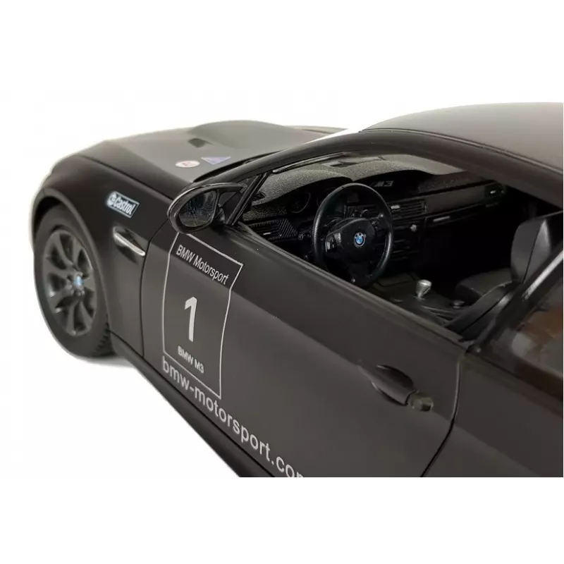 BMW M3 op afstand bediende sportwagen RC Rastar zwart 1:14