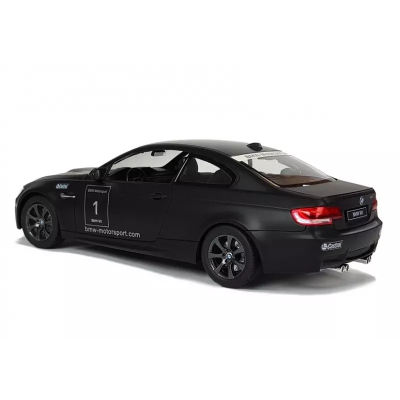 BMW M3 op afstand bediende sportwagen RC Rastar zwart 1:14