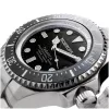 BOBROFF BF001 heren analoog quartzhorloge 44 mm zwarte lederen band