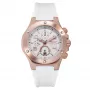 BOBROFF BF1002M25 unisex quartz analoog horloge 43mm RVS zwarte wijzerplaat leren band