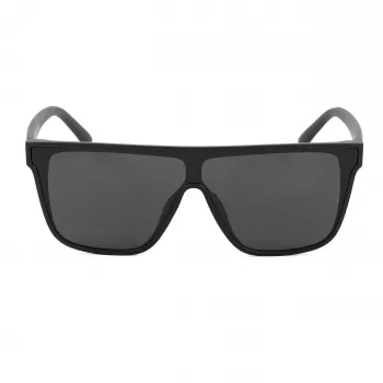 Bobroff BFG0032-S05P herenzonnebril – gepolariseerd, zwart montuur, grijze glazen, 143 mm