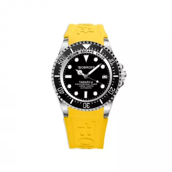 BOBROFF MAN BF0001-BFSTA 44mm quartz analoog horloge blauwe wijzerplaat staal