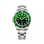 BOBROFF MAN BF0002ibv analoog kwartshorloge 42mm zwarte wijzerplaat leren band