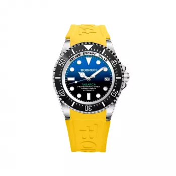 BOBROFF MAN BF0003-BFSTA quartz polshorloge 44mm edelstaal