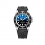 BOBROFF MAN BF0003-BFSTN analoog kwartshorloge 42mm blauwe wijzerplaat bruine leren band