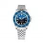 BOBROFF MAN BF0003baBFSTJ analoog quartz horloge 42mm zwarte wijzerplaat leren band