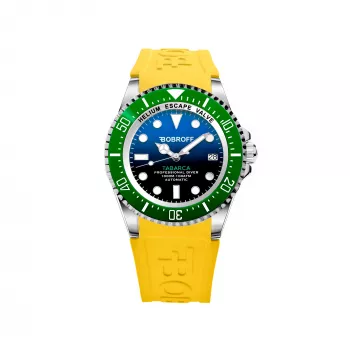 BOBROFF MAN BF0003bvBFSTA 44mm edelstaal quartz analoog horloge