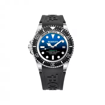 BOBROFF MAN BF0003i-BFSTN 44mm heren quartz analoog roestvrij staal horloge